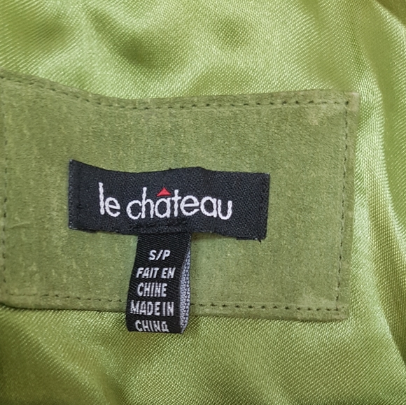 [LE CHÂTEAU] Green Suede Jacket - Picture 11 of 13